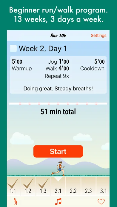 Run 10k - couch to 10k program