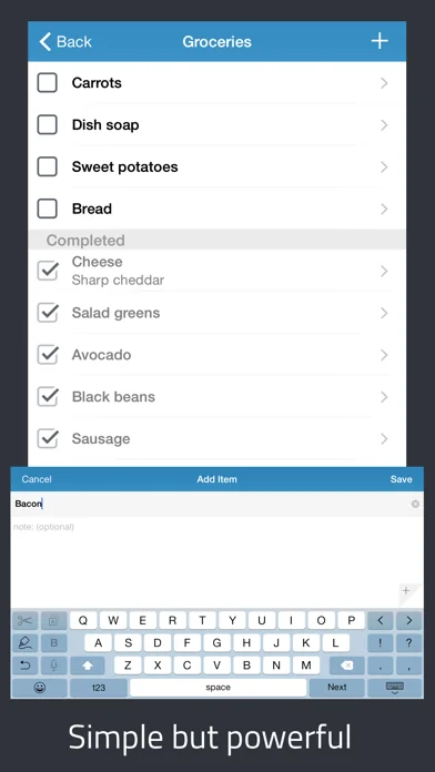 Paperless: Lists + Checklists screenshot 2