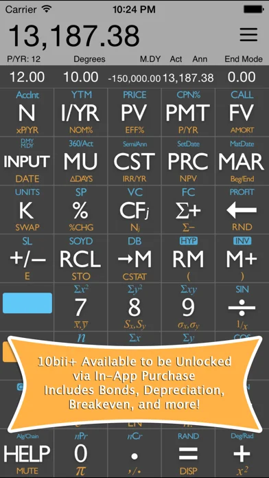 10bii Financial Calculator screenshot 3