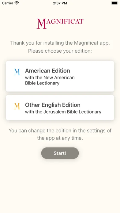 Magnificat English Editions