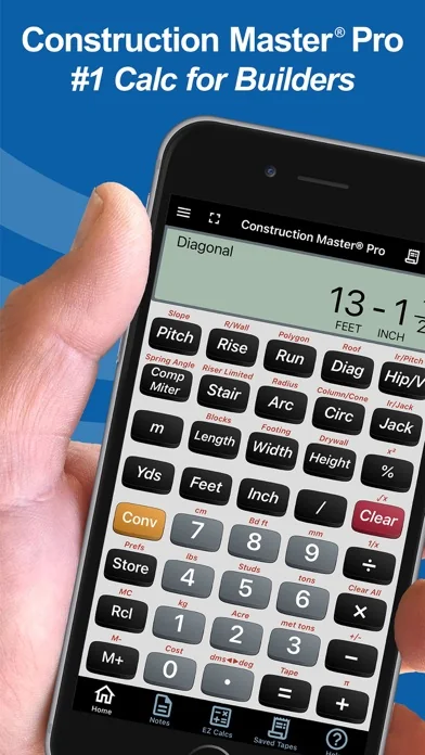 Construction Master Pro Calc screenshot 1