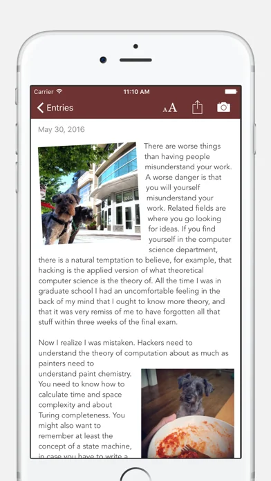 Chronicle - A Personal Journal / Writing Diary screenshot 2