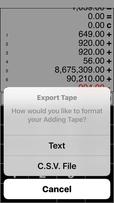 Adding Tape Printing Calculator with virtual tape screenshot 4