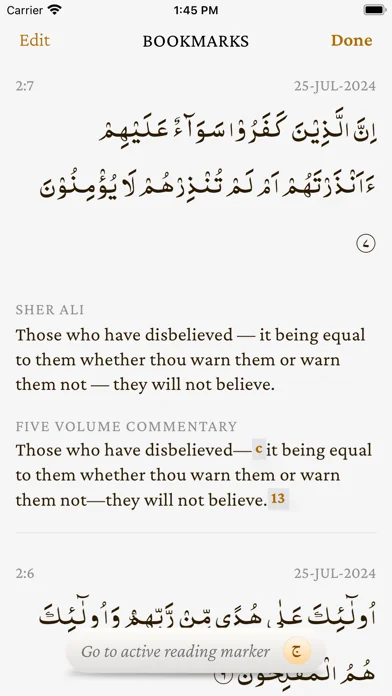 The Holy Quran  القرآن الکریم screenshot 3