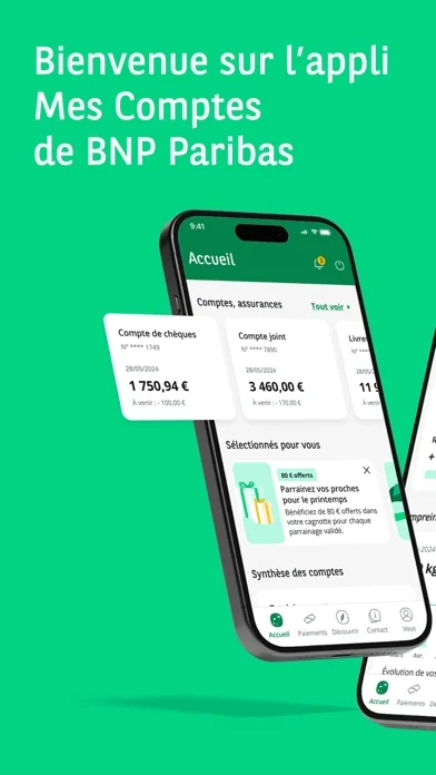 Mes Comptes BNP Paribas screenshot 1