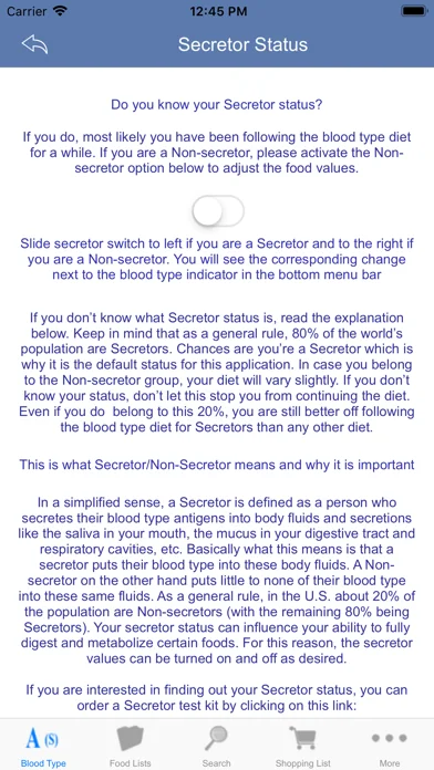 Blood Type Diet® screenshot 2