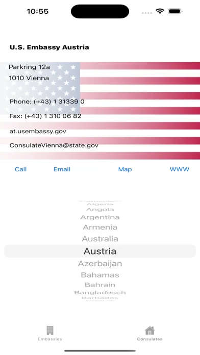 USA Embassies & Consulates
