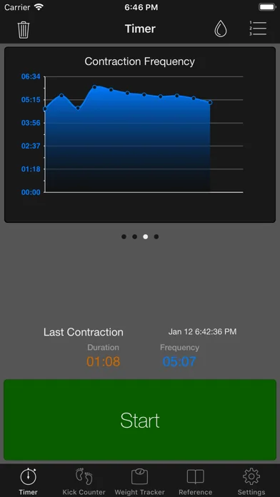 Full Term - Contraction Timer screenshot 4