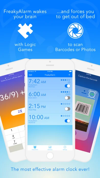FreakyAlarm — Games & Barcodes