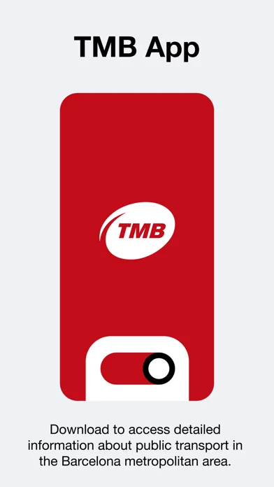 TMB App (Metro Bus Barcelona) screenshot 1