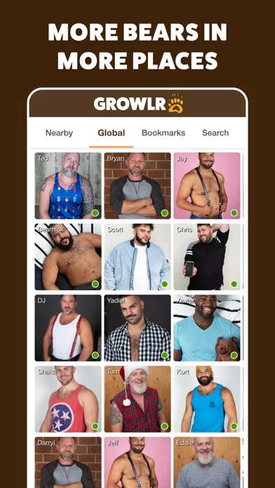 GROWLR: Gay Bears Near You