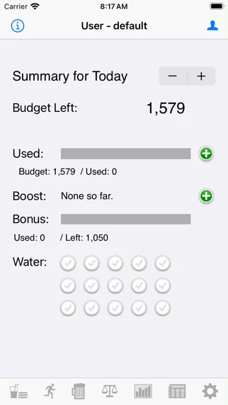 Daily Tracker for Weight Loss