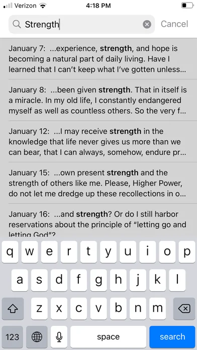 A Day at a Time Meditations screenshot 3