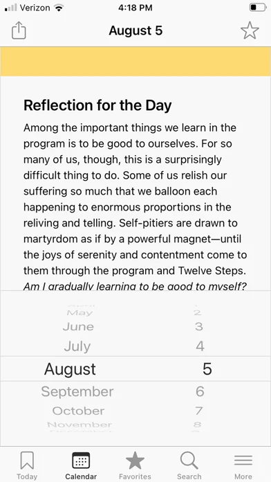 A Day at a Time Meditations screenshot 4