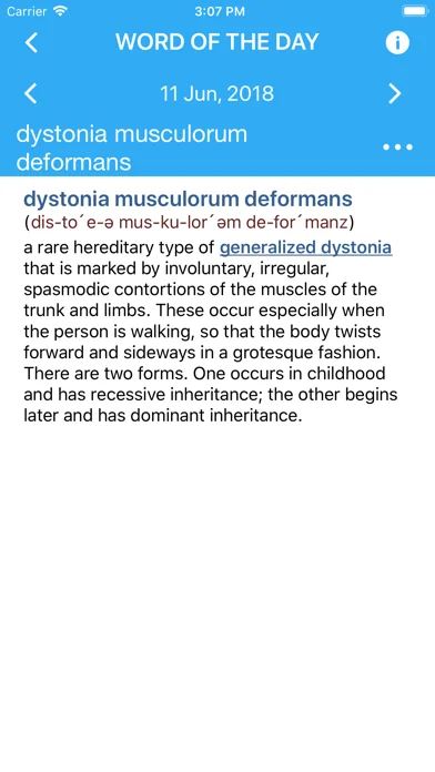 Dorland’s Medical Dictionary screenshot 1