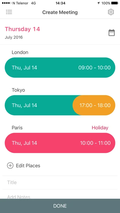 Meeting Planner by timeanddate