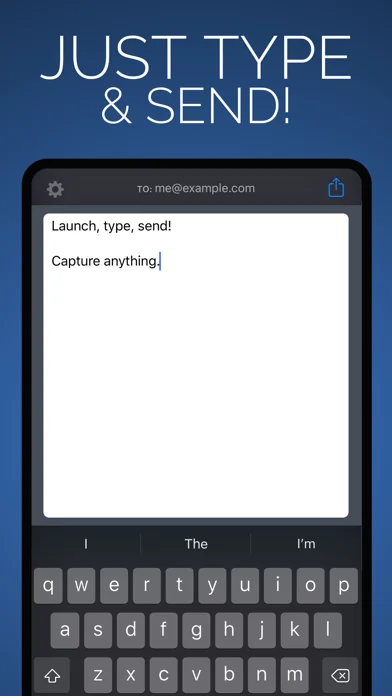MeMail - Email yourself fast! screenshot 2
