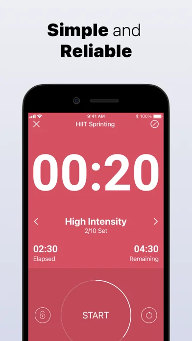 Interval timer - Workout Timer screenshot 1