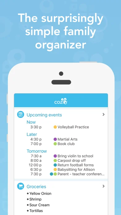 Cozi Family Organiser screenshot 1