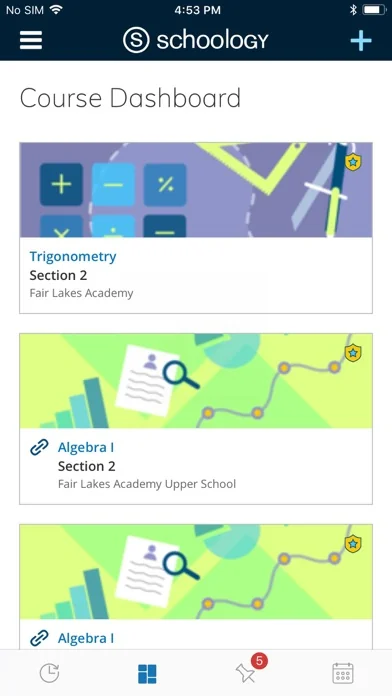 Schoology screenshot 2