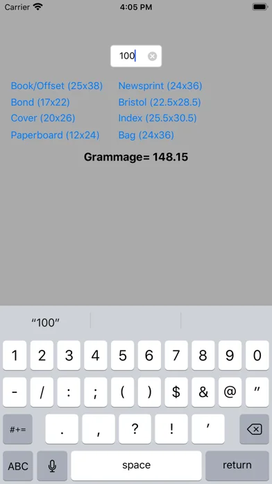 Basis Weight To Grammage