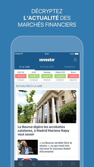 Investir, Bourse et finance
