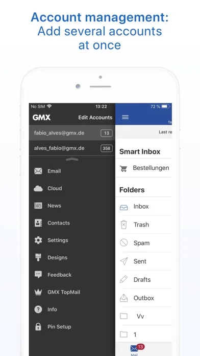 GMX - Mail, Cloud & News screenshot 4