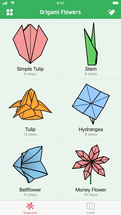 Origami Blumen screenshot 1