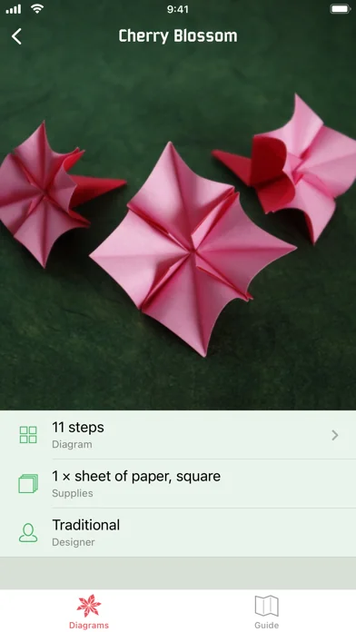 Origami Blumen screenshot 2