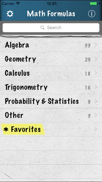 Maths Formulas