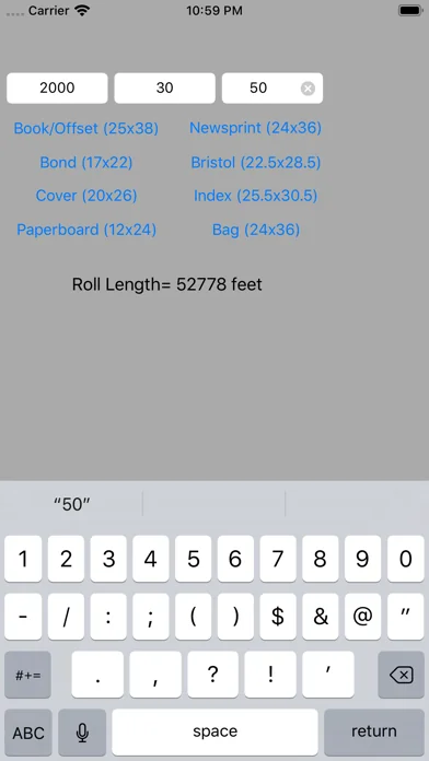 Paper Roll Length
