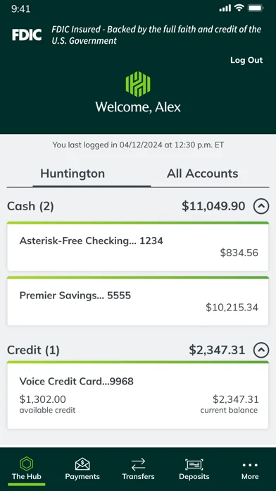 Huntington Mobile Banking screenshot 1