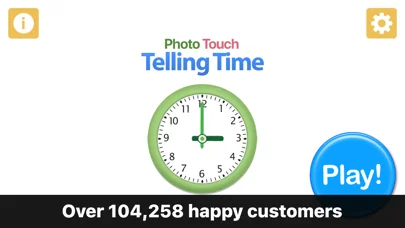 Telling Time - Photo Touch Game