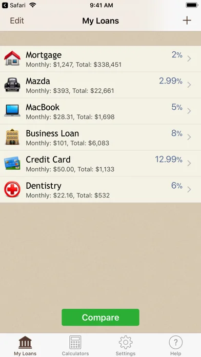 Loan Calculator + screenshot 1