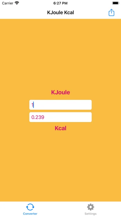 KJoule Kcal