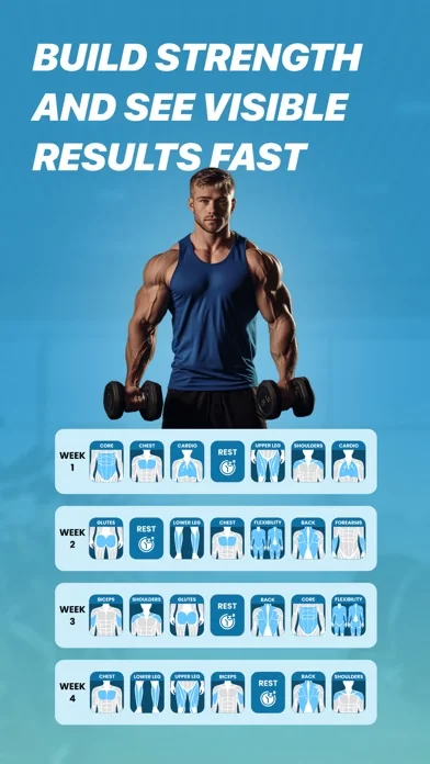 JEFIT Gymbook Workout Tracker screenshot 1