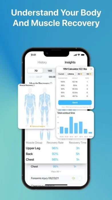 JEFIT Gymbook Workout Tracker screenshot 3