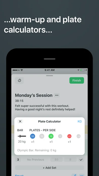 Strong Workout Tracker Gym Log screenshot 3