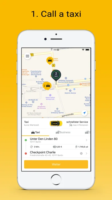 taxi.eu - Taxi-App für Europa