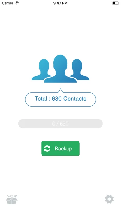 My Contacts Backup Pro screenshot 1