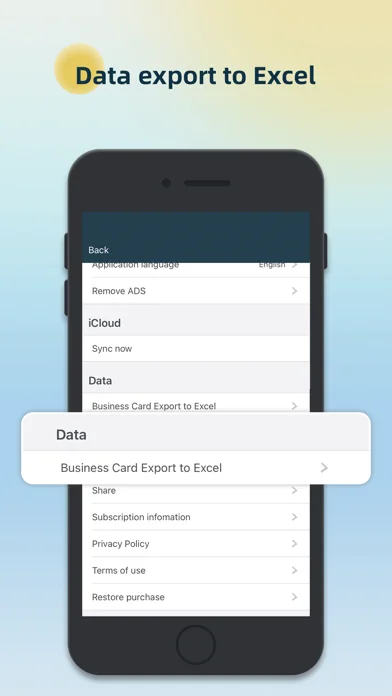 Visitenkarten Scanner-OCR Card screenshot 4