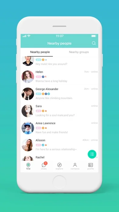 SayHi Chat screenshot 1