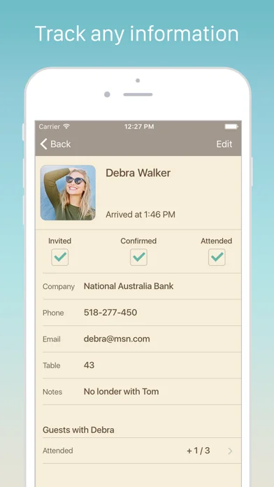 Guest List Organizer Pro screenshot 2