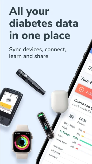 Glooko – Diabetes verfolgen screenshot 1