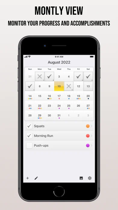 Workout Calendar - Motivation