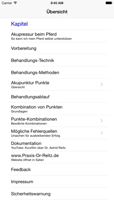 Akupressur beim Pferd