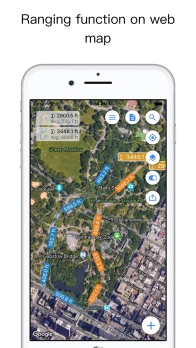 Planimeter Pro for map measure screenshot 2