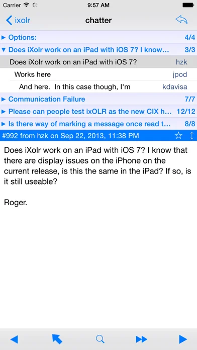iXolr - CIX Offline Reader