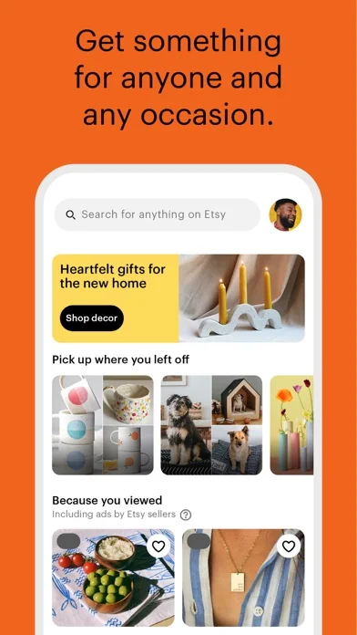 Etsy: Kleine-Shops-Marktplatz screenshot 1