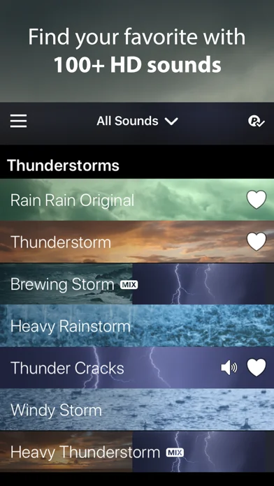 Rain Rain Sleep Sounds screenshot 1